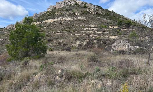 Bouwperceel · Bestaand · Confrides · Barranc de Xarquera