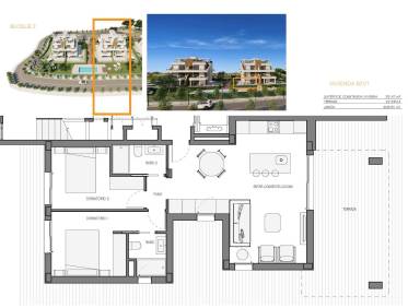 Nieuwbouw - Appartement - Fuente Álamo de Murcia - Hacienda del Alamo
