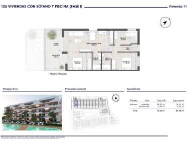Nieuwbouw - Appartement - San Javier - Santiago de la Ribera