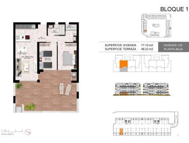 Nieuwbouw - Ground floor apartment - Torrevieja - La Siesta