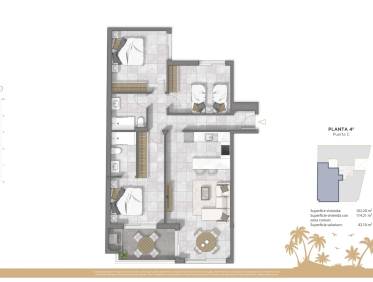Nieuwbouw - Penthouse - Guardamar del segura - Pueblo