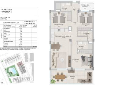 Nieuwbouw - Penthouse - Santa Pola - Playa Tamarit
