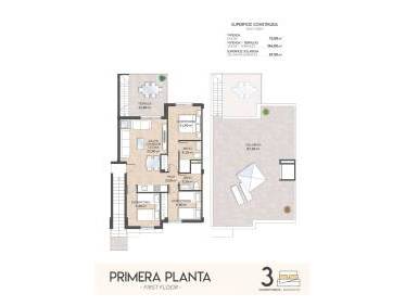 Nieuwbouw - Top Floor Bungalow - San Miguel de Salinas - La Cañada