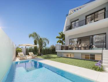 Nieuwbouw - Townhouse / Semi-detached - Estepona - Los Flamingos
