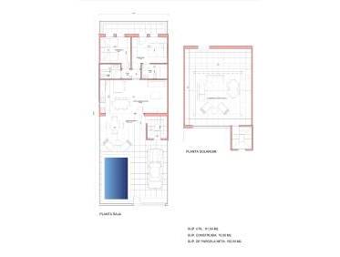 Nieuwbouw - Townhouse / Semi-detached - Fuente Álamo de Murcia - La Pinilla