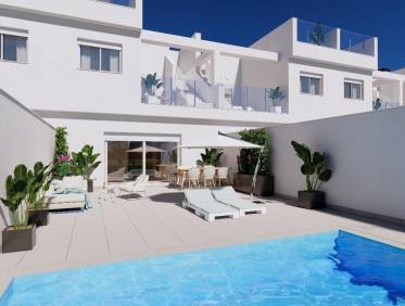 Nieuwbouw - Townhouse / Semi-detached - Los Alcazares - Serena Golf
