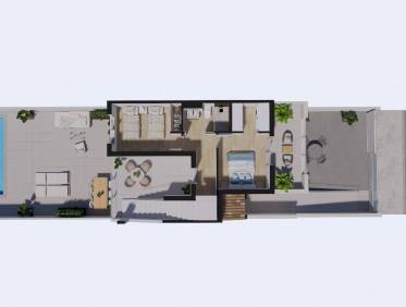 Nieuwbouw - Townhouse / Semi-detached - Los Alcazares - Serena Golf