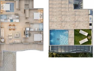 Nieuwbouw - Townhouse / Semi-detached - Pilar de la Horadada - parques de Andromeda
