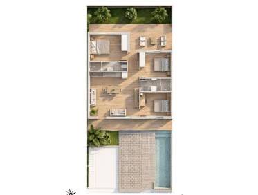 Nieuwbouw - Townhouse / Semi-detached - Pilar de la Horadada - parques de Andromeda