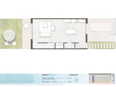 Nieuwbouw - Townhouse / Semi-detached - Pilar de la Horadada - pueblo