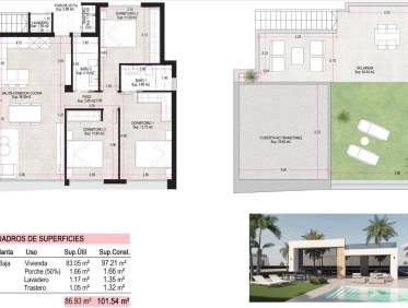 Nieuwbouw - Villa - Alhama De Murcia - Condado De Alhama