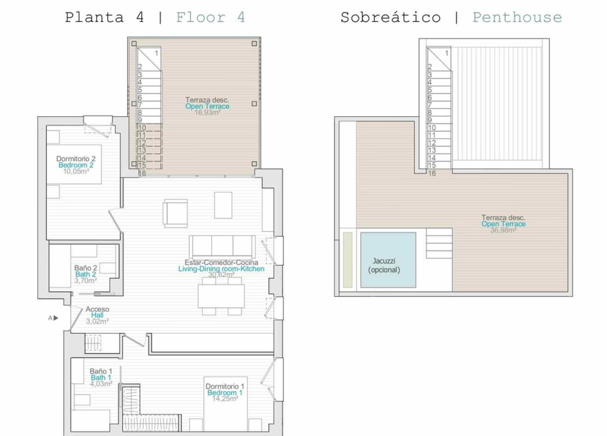 Nieuwbouw - Penthouse - Denia