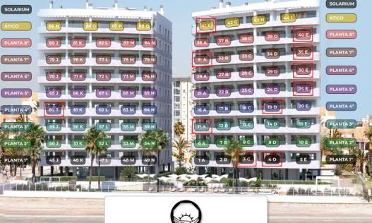 Nieuwbouw - Appartement - La Manga del Mar Menor - Zona Galúa-Calnegre