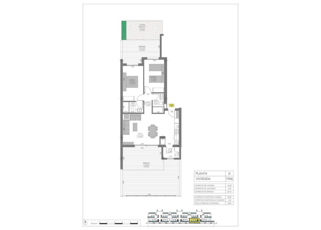Nieuwbouw - Ground Floor Bungalow - Algorfa - La Finca Golf
