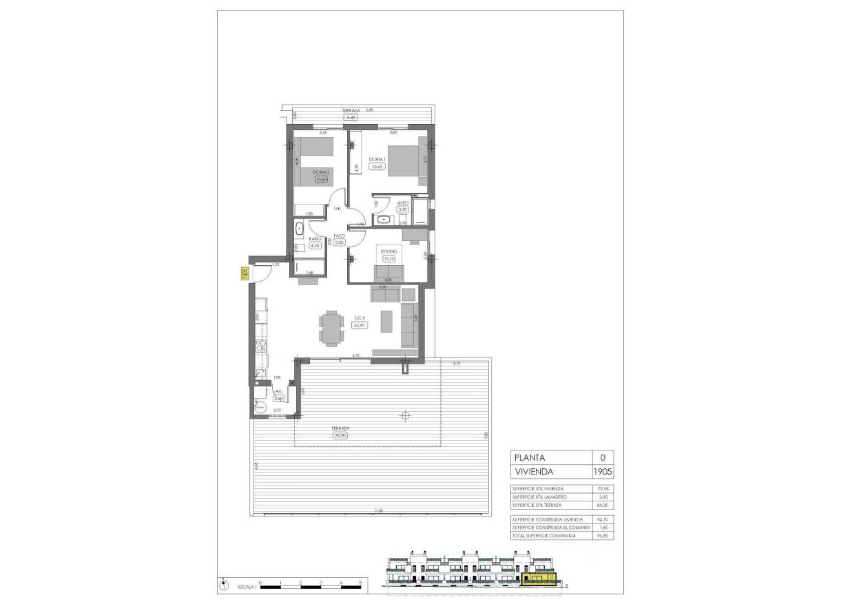 Nieuwbouw - Ground Floor Bungalow - Algorfa - La Finca Golf