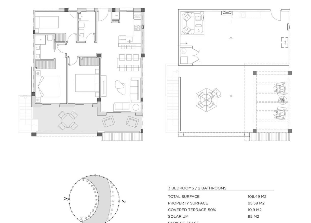Nieuwbouw - Top Floor Bungalow - Rojales - Doña Pepa