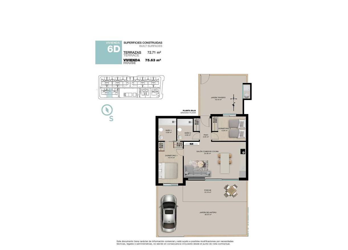 Nieuwbouw - Ground Floor Bungalow - Pilar de la Horadada - TORRE DE LA HORADADA