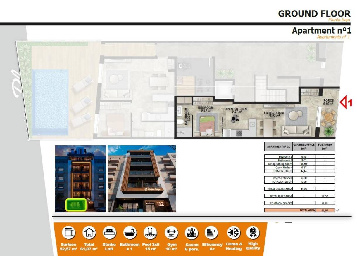 Nieuwbouw - Ground floor apartment - Torrevieja - Playa de El Cura