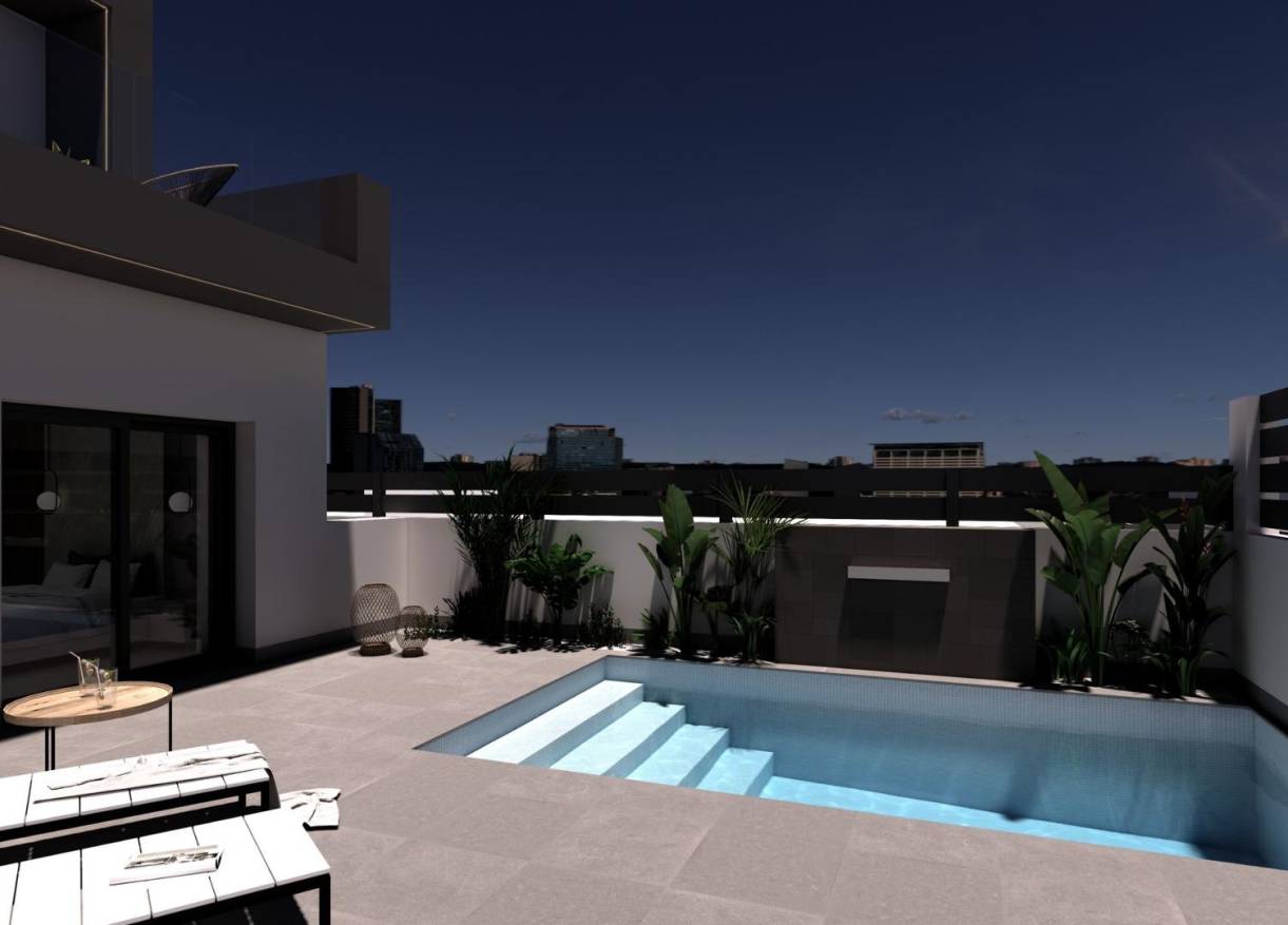 Nieuwbouw - Semidetached - Benijófar - Pueblo