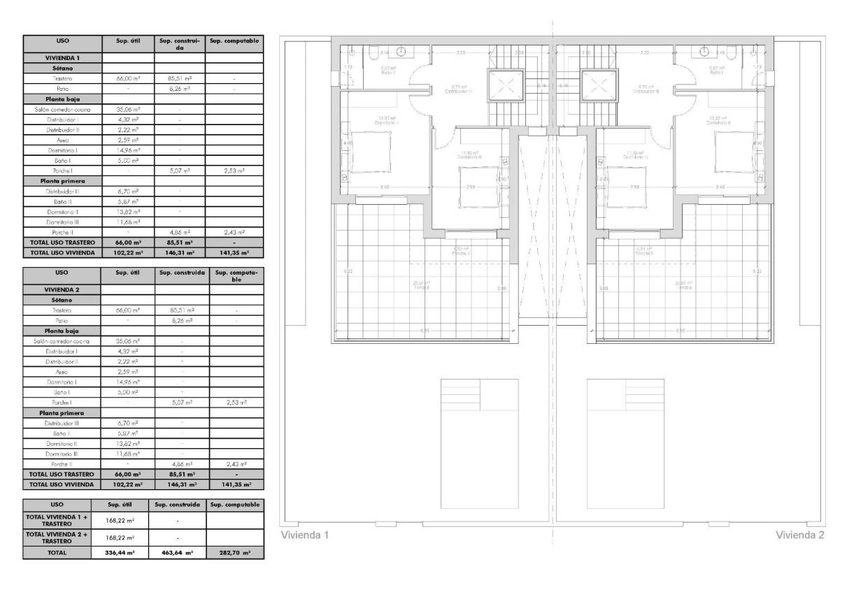 Nieuwbouw - Semidetached - Benijófar - Pueblo