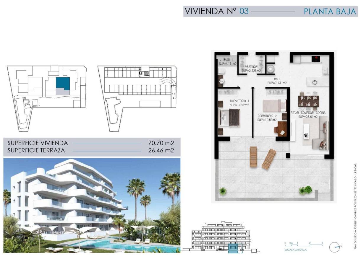 Nieuwbouw - Appartement - Pilar de la Horadada - Mil palmeras