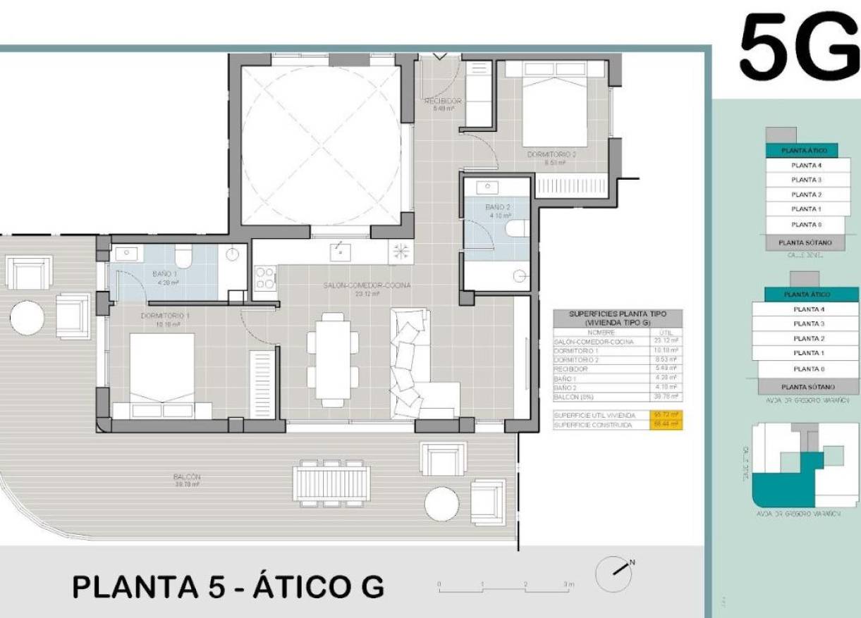 Nieuwbouw - Penthouse - Torrevieja - El acequión