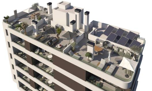 Nieuwbouw - Appartement - Santa Pola - pueblo