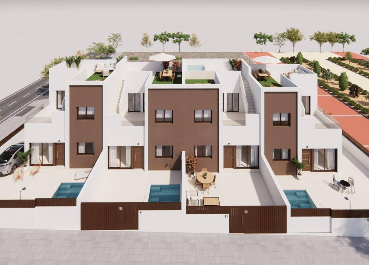 Nieuwbouw - Townhouse / Semi-detached - Pilar de la Horadada - Barrio los Segundas