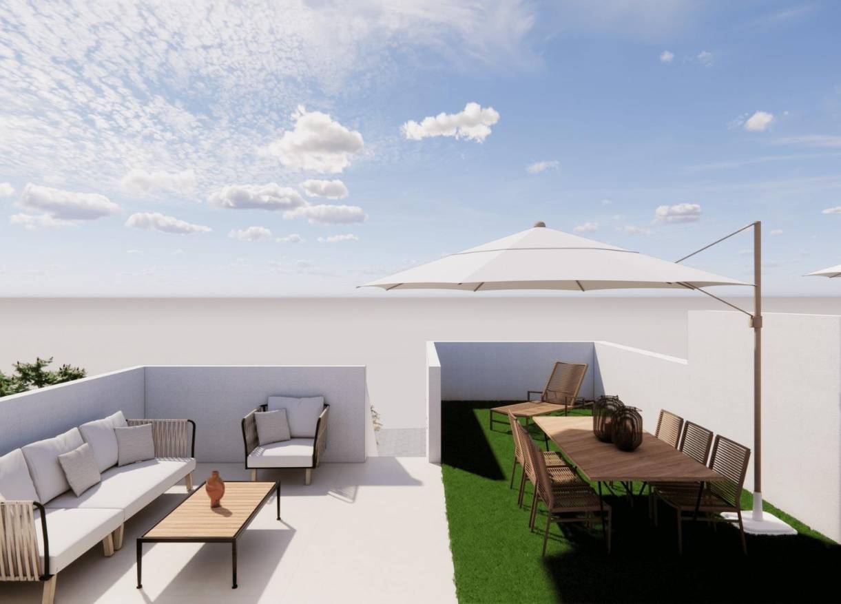 Nieuwbouw - Townhouse / Semi-detached - Pilar de la Horadada - Barrio los Segundas