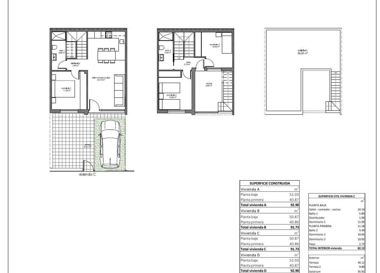 Nieuwbouw - Townhouse / Semi-detached - Pilar de la Horadada - Barrio los Segundas