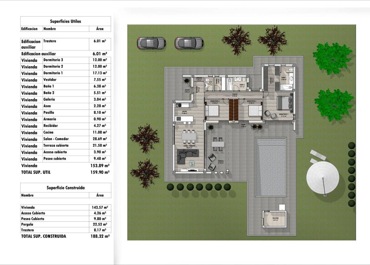 Nieuwbouw - Villa - Aspe - Poligono 19