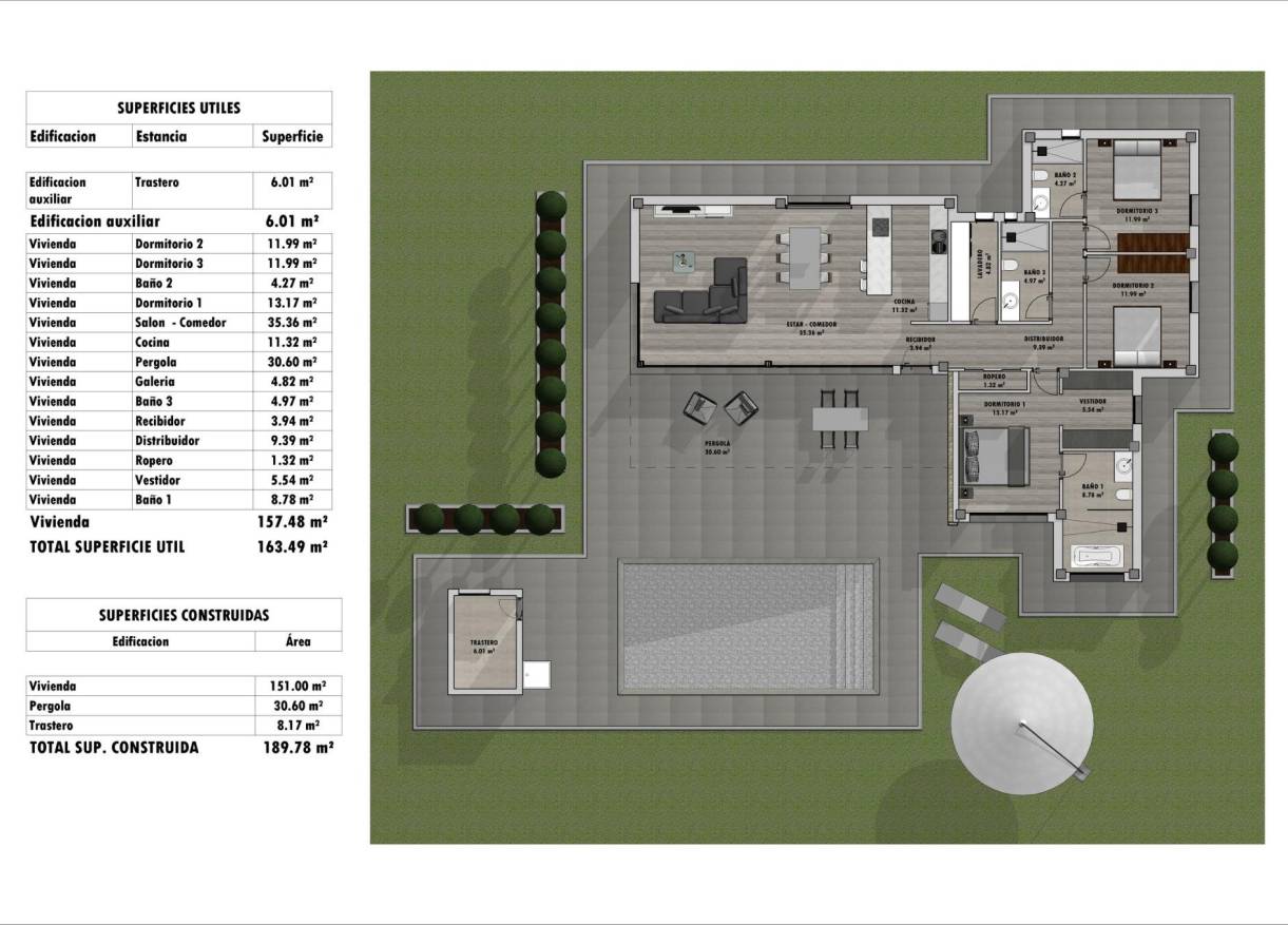 Nieuwbouw - Villa - Aspe - Poligono 19