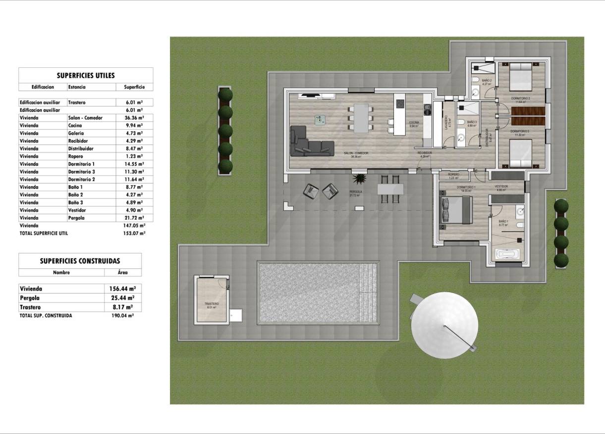 Nieuwbouw - Villa - Aspe - Poligono 19