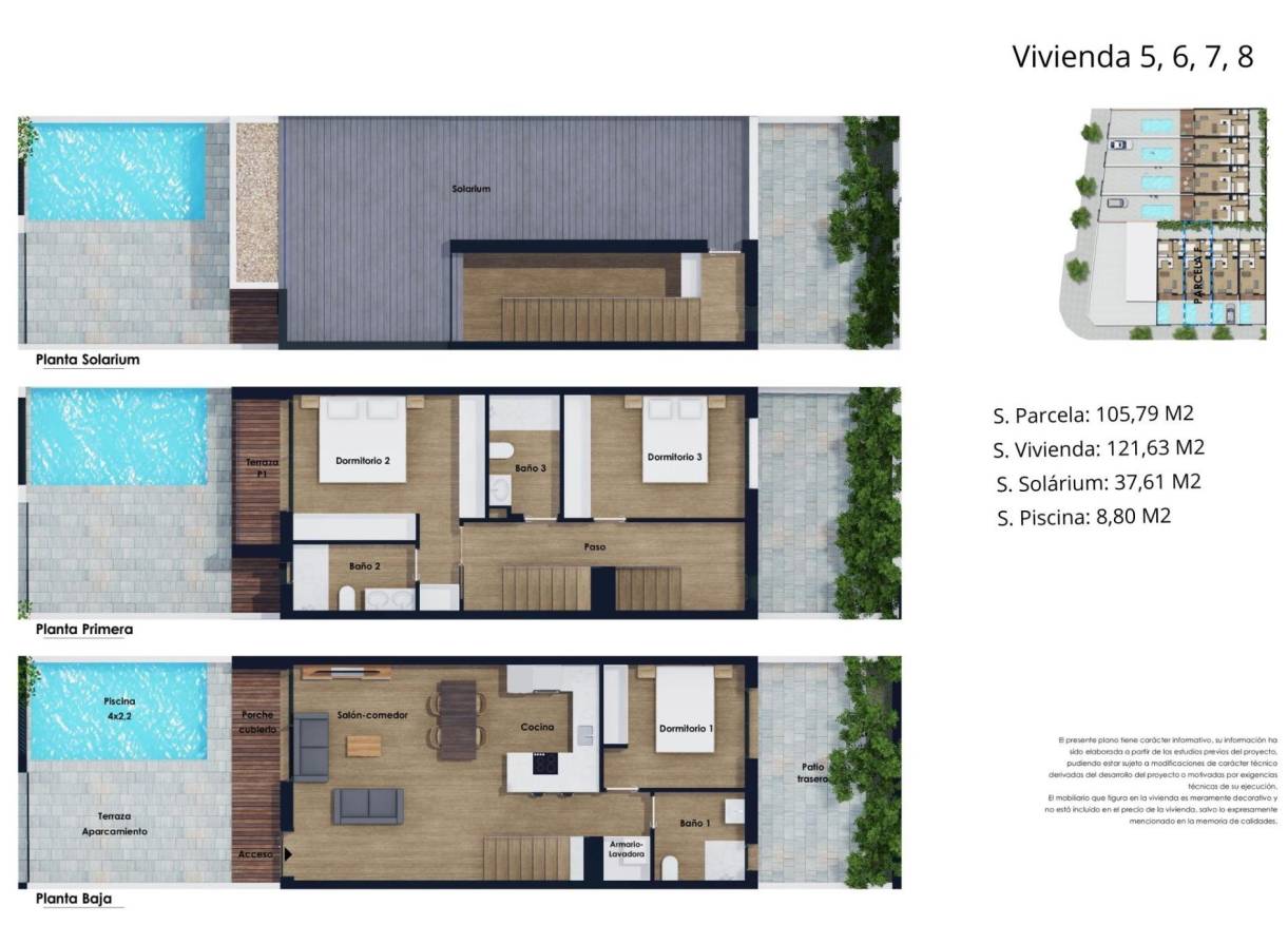 Nieuwbouw - Townhouse / Semi-detached - Pilar de la Horadada - Lo Monte