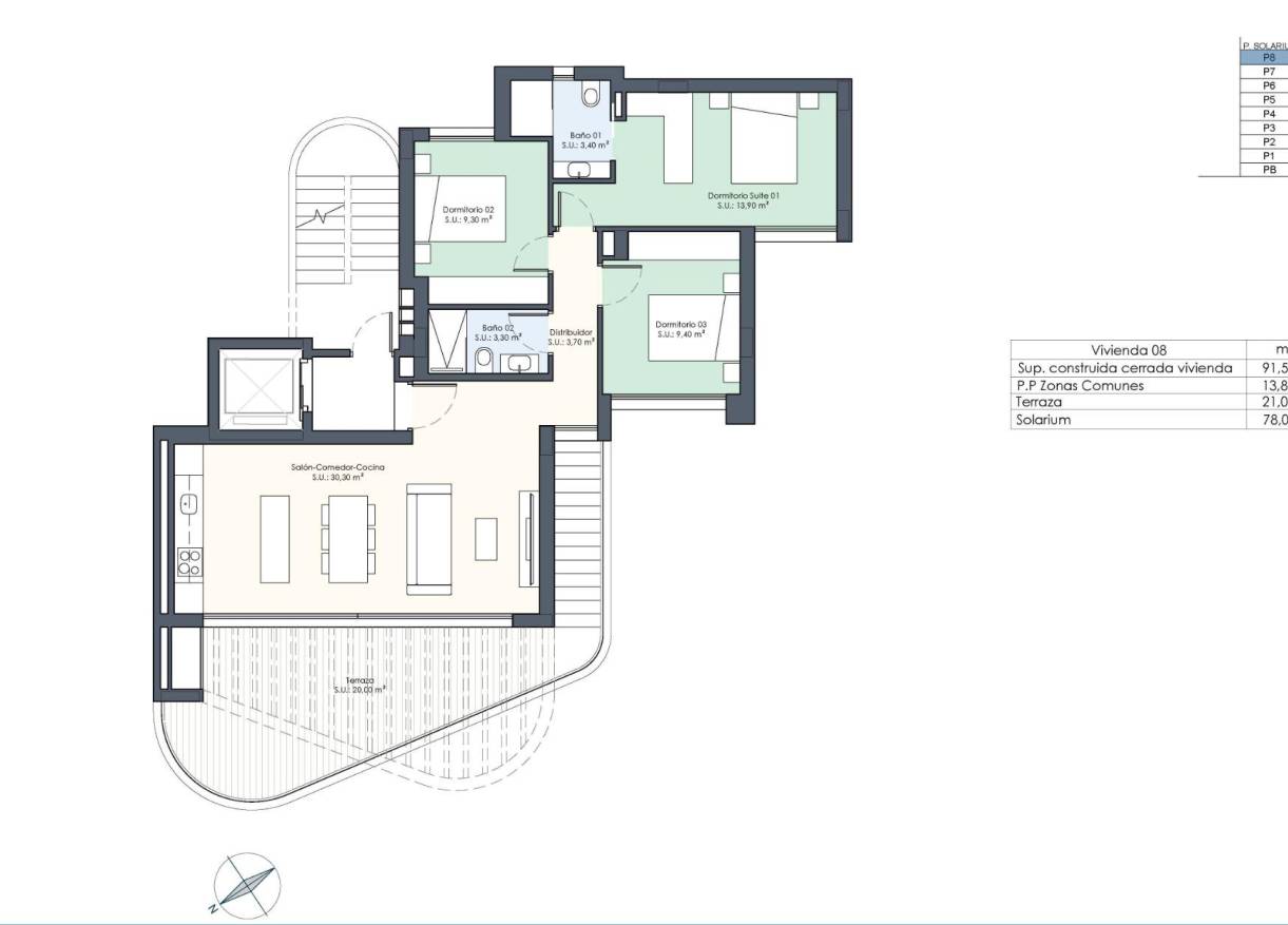 Nieuwbouw - Penthouse - Guardamar del segura - Avenida del Puerto