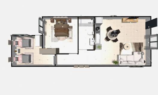 Nieuwbouw - Penthouse - Hondón de las Nieves - La Canalosa