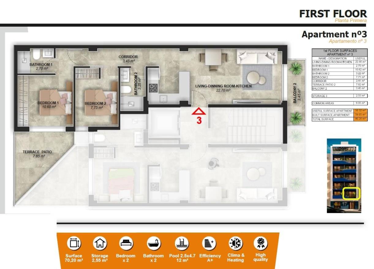 Nieuwbouw - Appartement - Torrevieja - Playa del Acequión