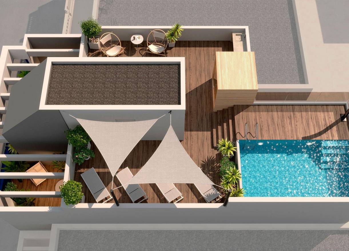 Nieuwbouw - Penthouse - Torrevieja - Playa del Acequión