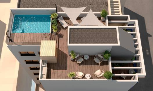 Nieuwbouw - Penthouse - Torrevieja - Playa del Acequión