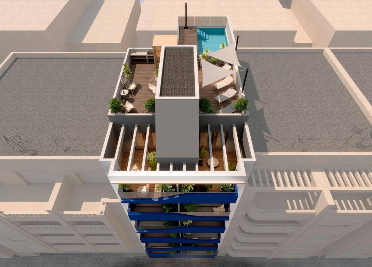 Nieuwbouw - Appartement - Torrevieja - Playa del Acequión