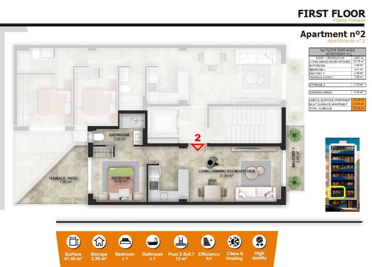 Nieuwbouw - Appartement - Torrevieja - Playa del Acequión