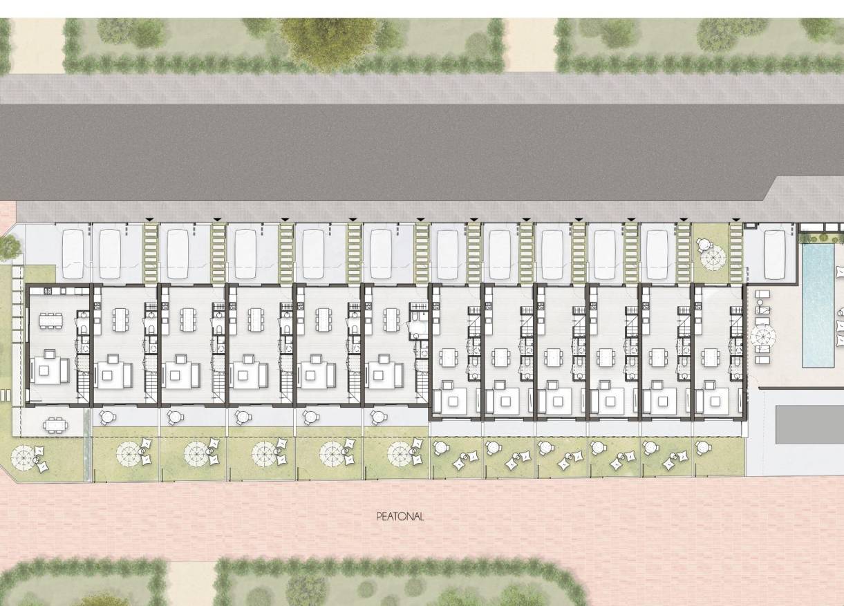 Nieuwbouw - Townhouse / Semi-detached - Pilar de la Horadada - pueblo
