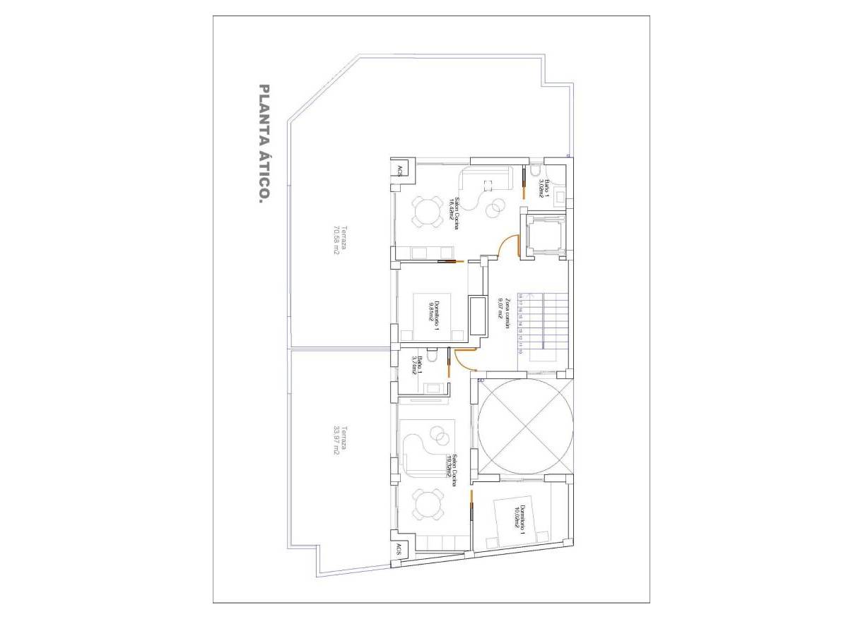 Nieuwbouw - Penthouse - Guardamar del segura - Pueblo