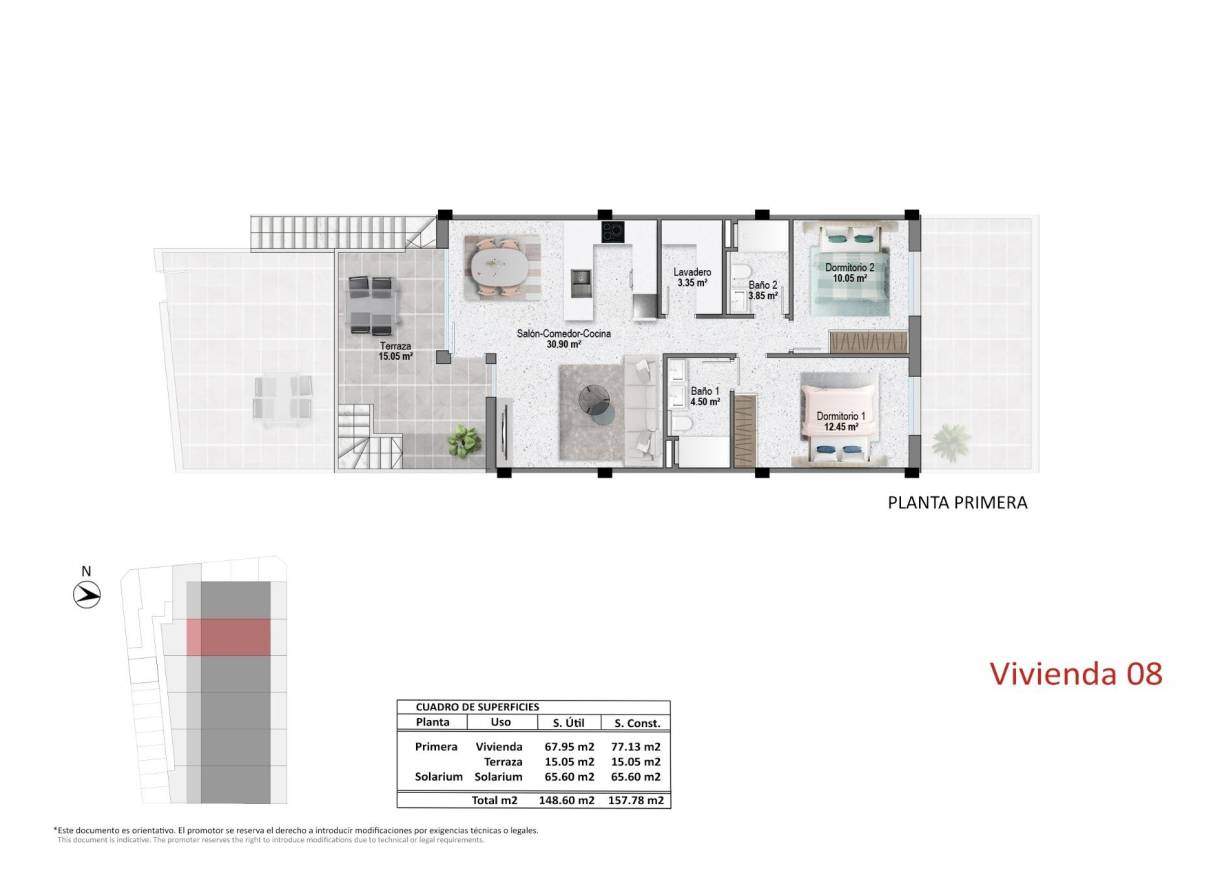 Nieuwbouw - Penthouse - Pilar de la Horadada - pueblo