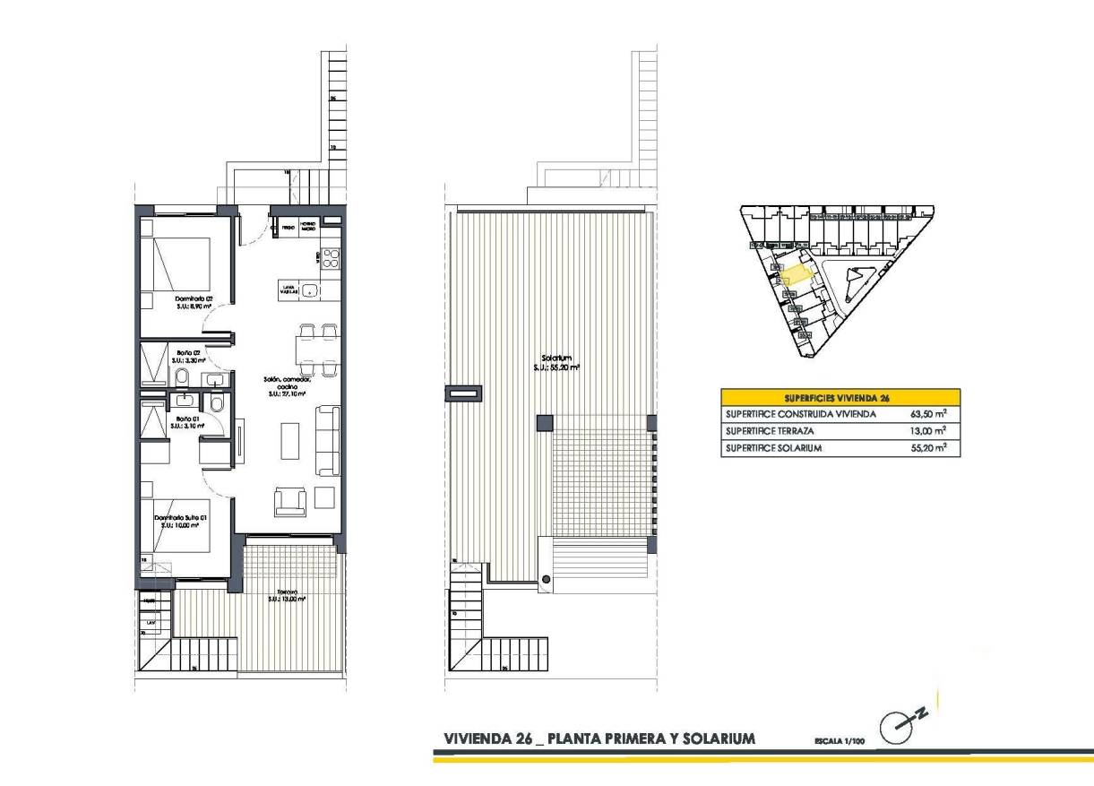 Nieuwbouw - Penthouse - San Fulgencio - Pueblo