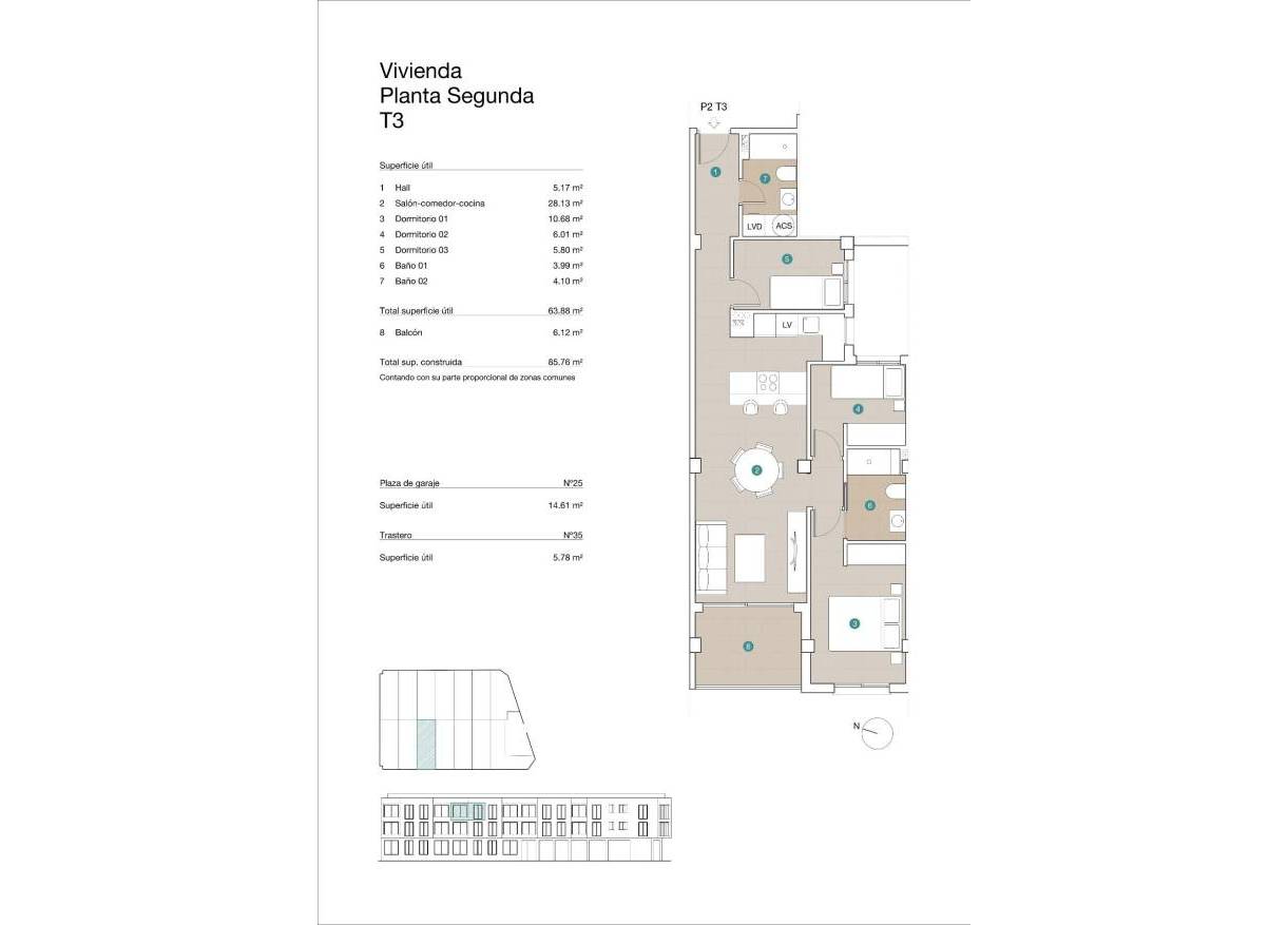 Nieuwbouw - Penthouse - Jacarilla - pueblo