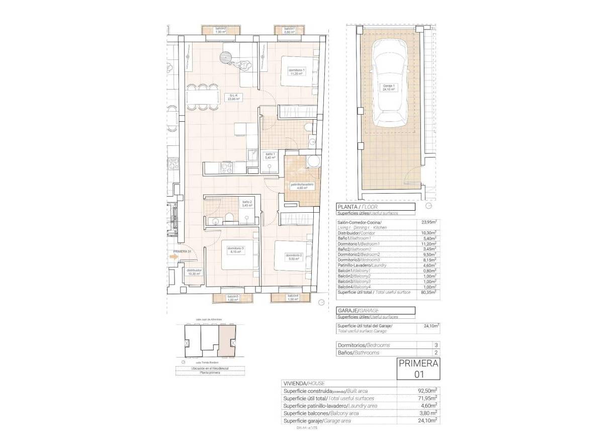 Nieuwbouw - Appartement - Hondón de las Nieves - Pueblo