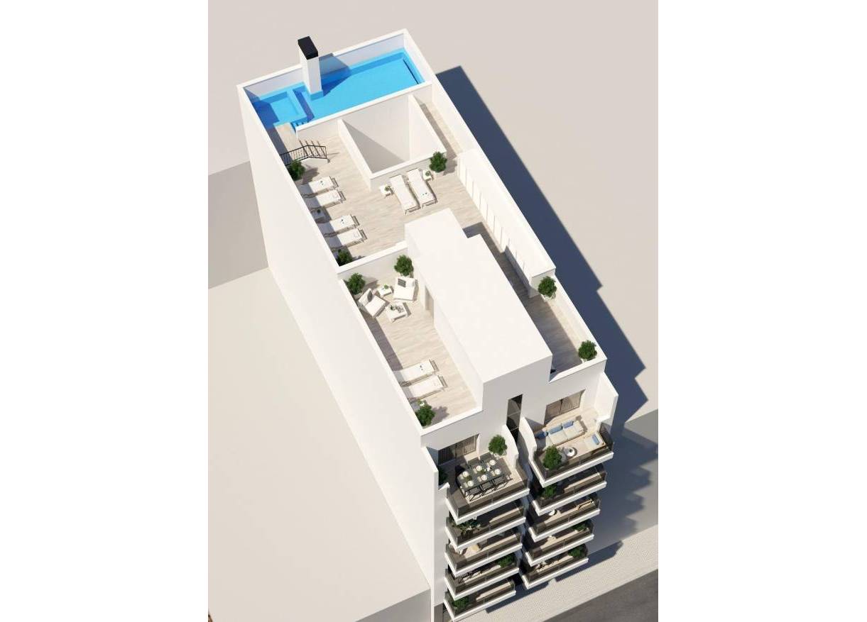 Nieuwbouw - Appartement - Torrevieja - Playa de El Cura