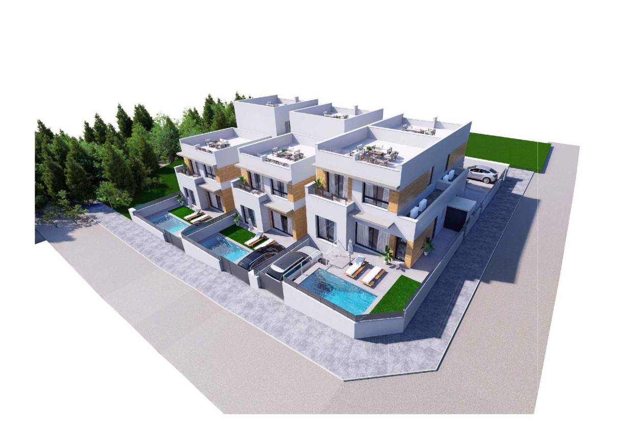 Nieuwbouw - Townhouse / Semi-detached - Benijófar - Pueblo