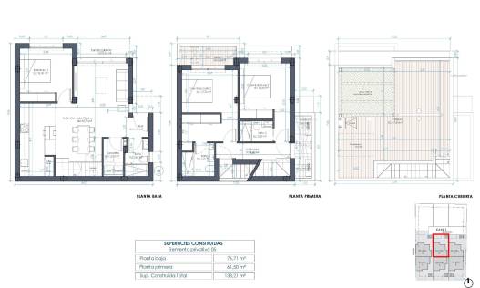Nieuwbouw - Townhouse / Semi-detached - Benijófar - Pueblo